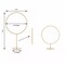 4 ft Gold Round Metal Pillar Hoop Ring Flower Stand Wedding Party Decorations